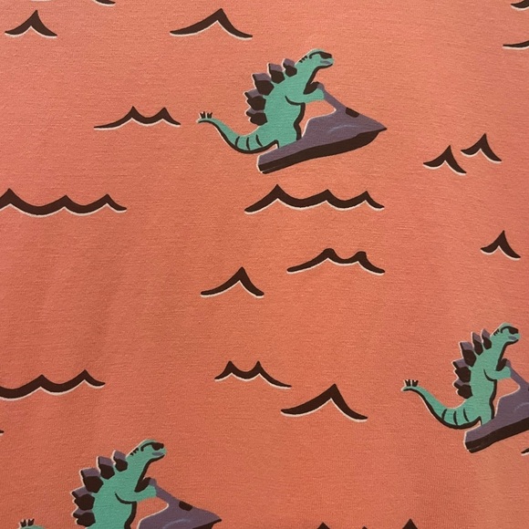 Free Planet Coral Tee with Dinosaur Print - Picture 2 of 5
